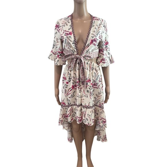 Gorgeous Asymmetrical Boutique Dress, size medium - Picture 5 of 14